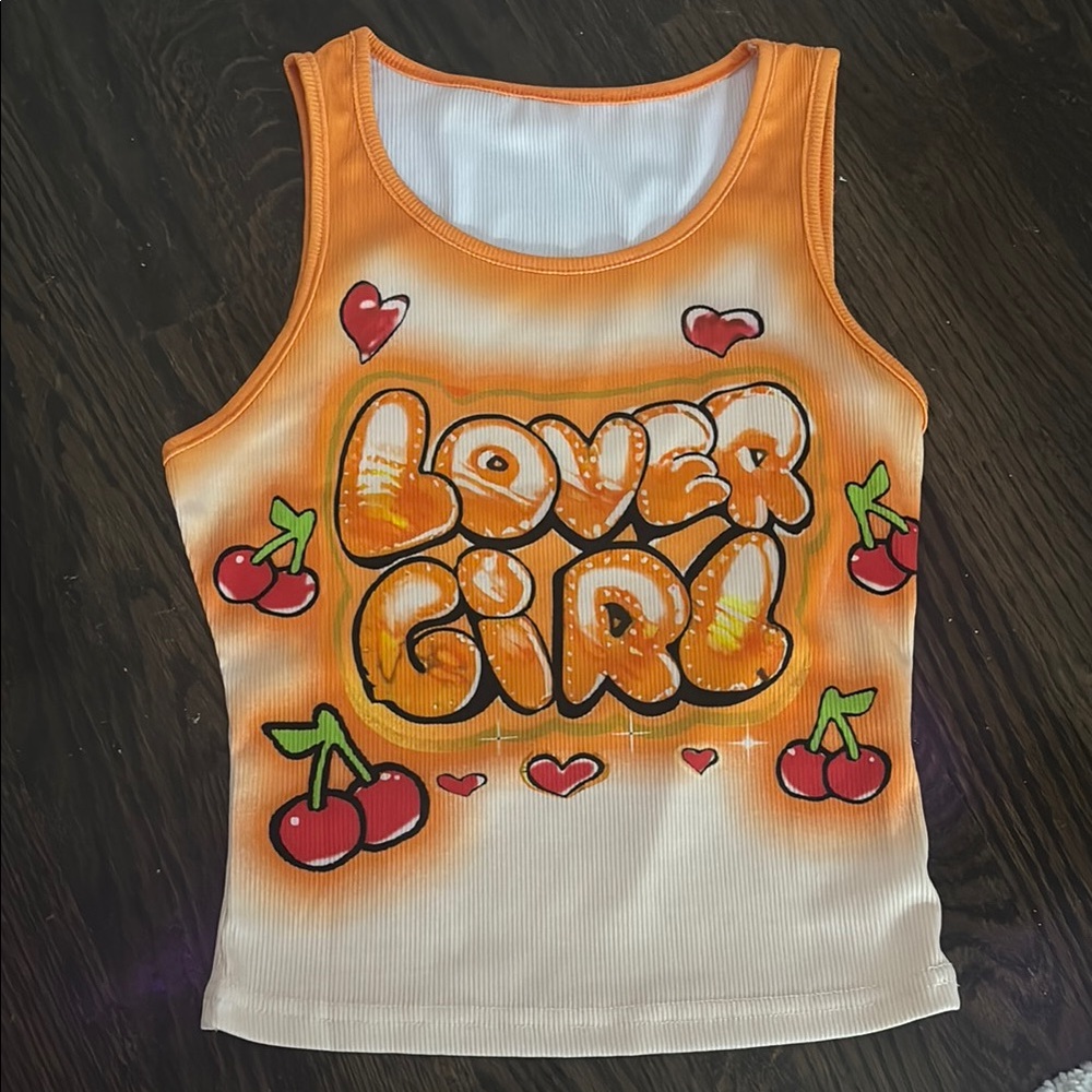 LOVER GIRL tank top Y2K